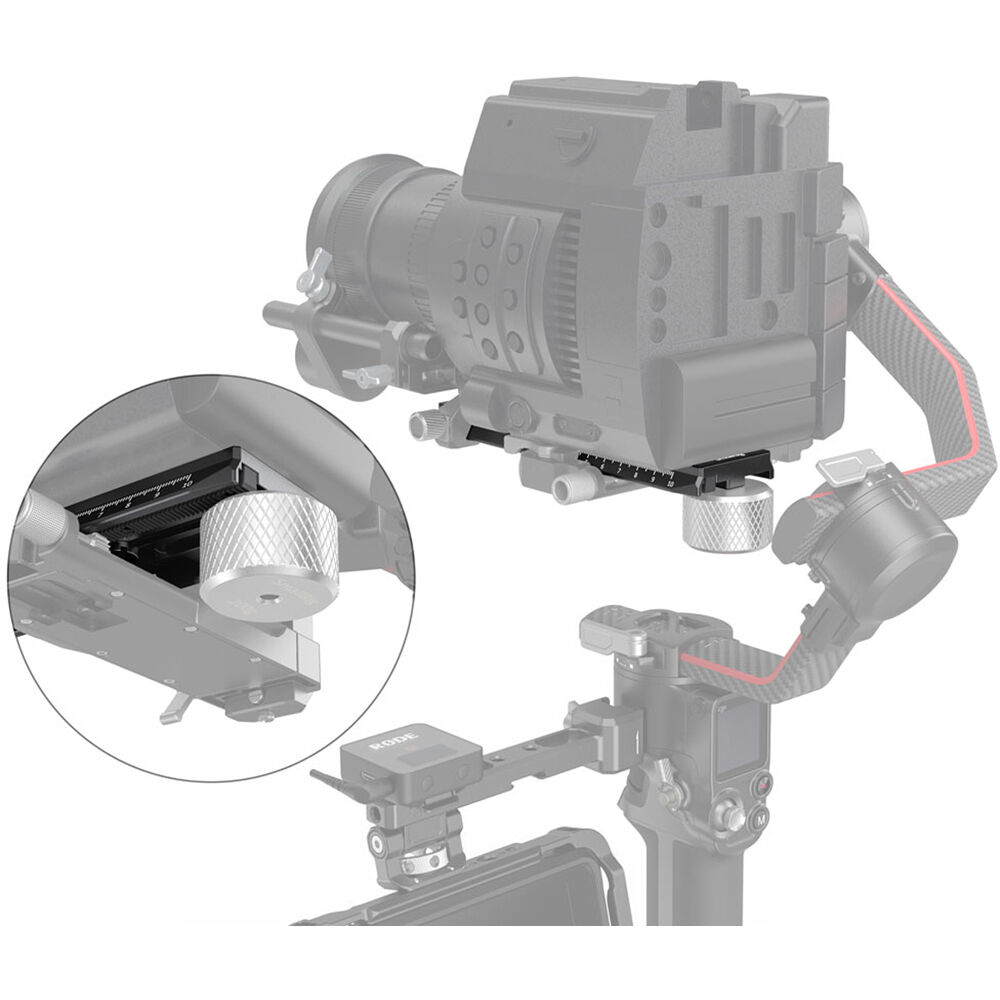 SmallRig Extended Quick Release Plate for DJI RS2/RS3/RS3 Pro/RS4/RS4 Pro