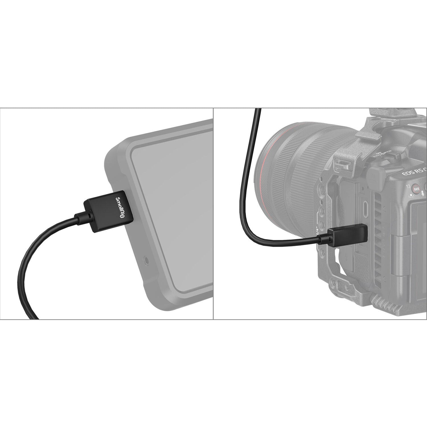 SmallRig Ultra-Slim 4K HDMI Data Cable (D to A) (35cm)