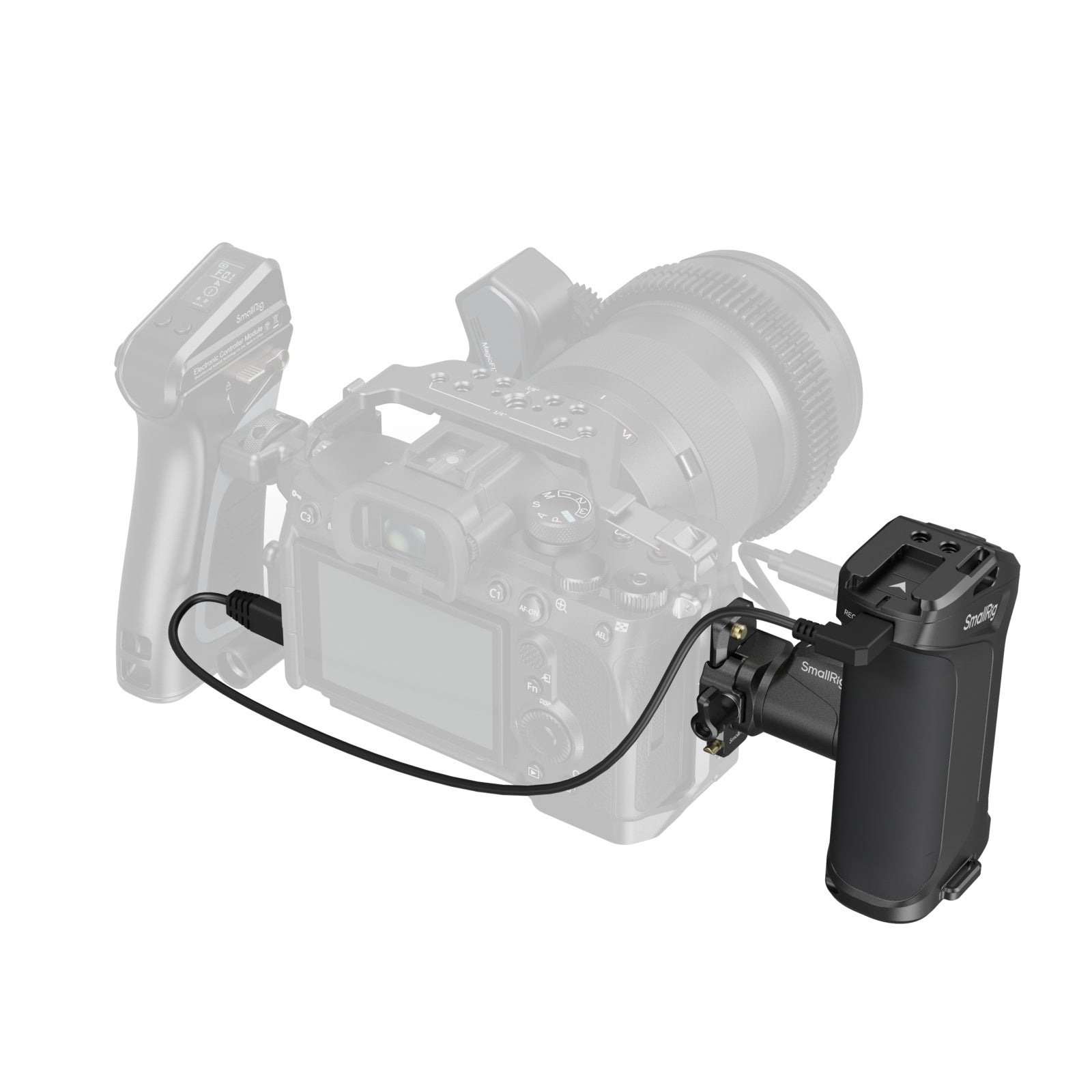 SmallRig Rotating Side Handle with Trigger REC for Selected Sony Mirrorless Cameras 3893