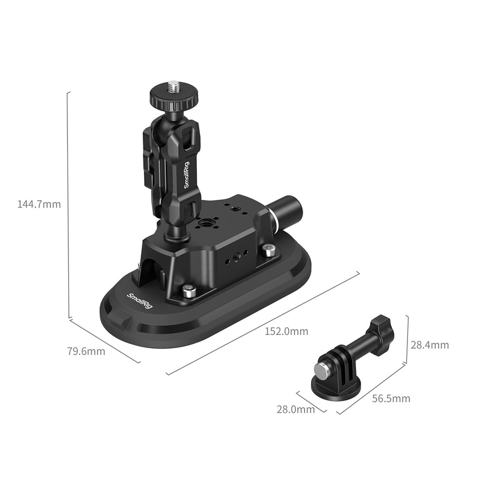 SmallRig 3 x 6 Car Suction Support for Action Cameras 5842