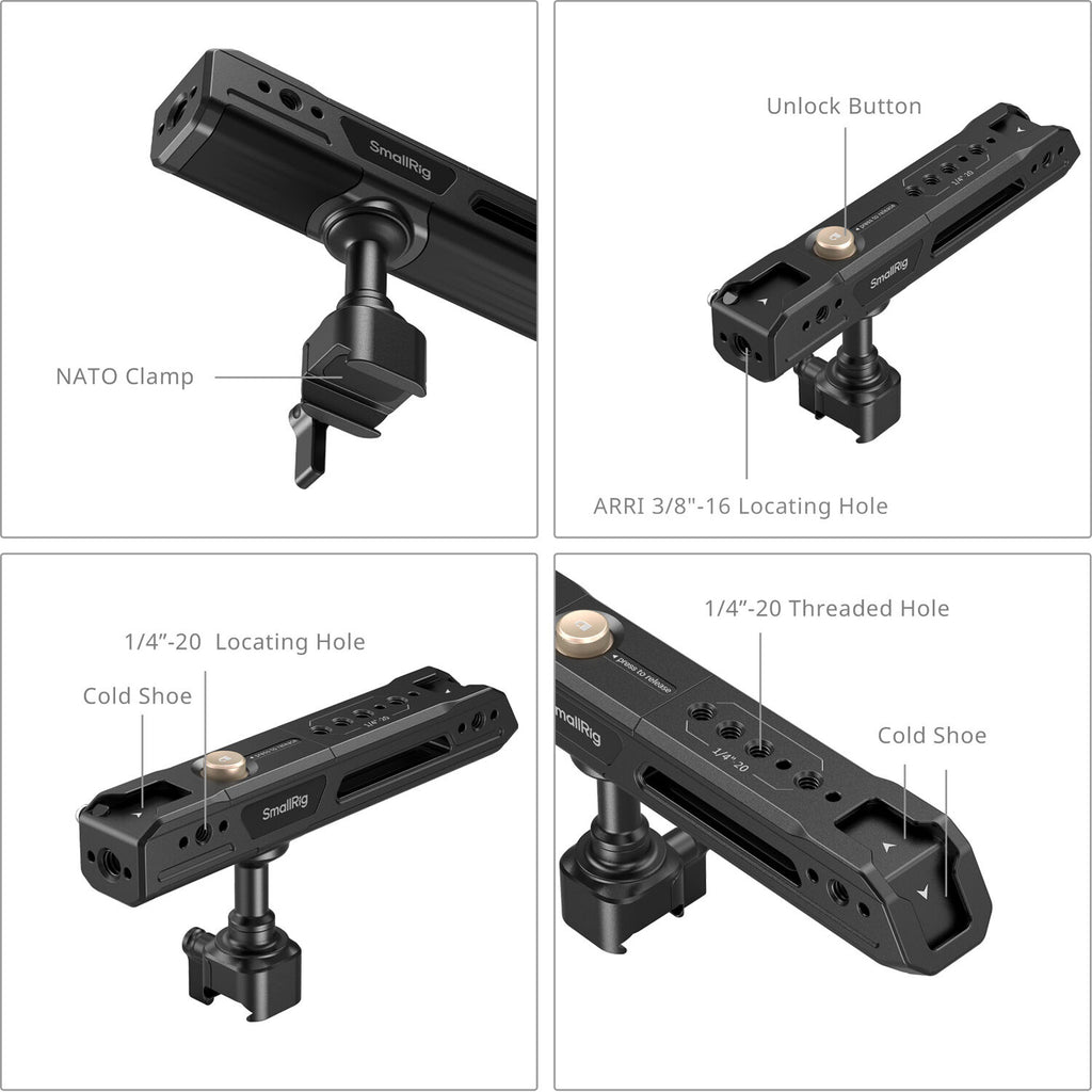 SmallRig Rotating Top Handle with NATO Clamp 4152