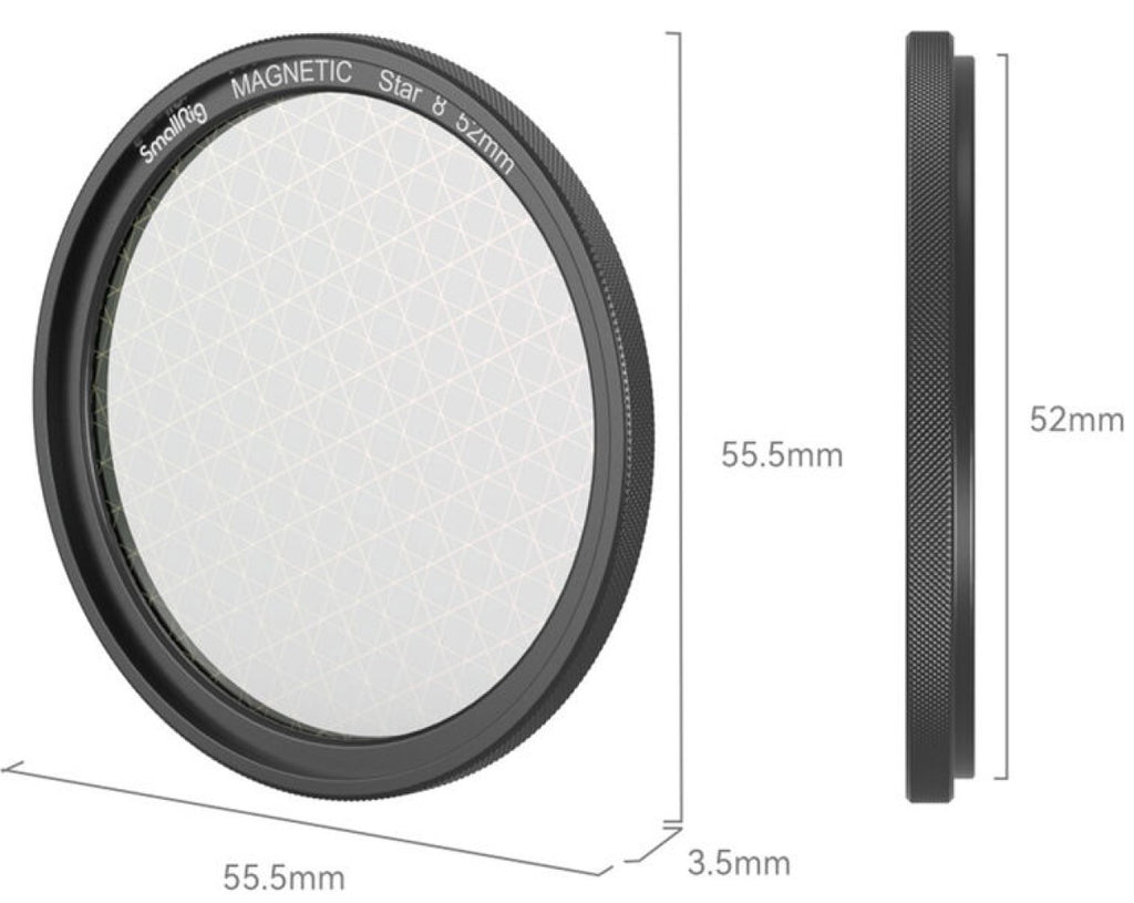 SmallRig MagEase Magnetic Star-Cross Filter (8 Points) 52mm 4218<