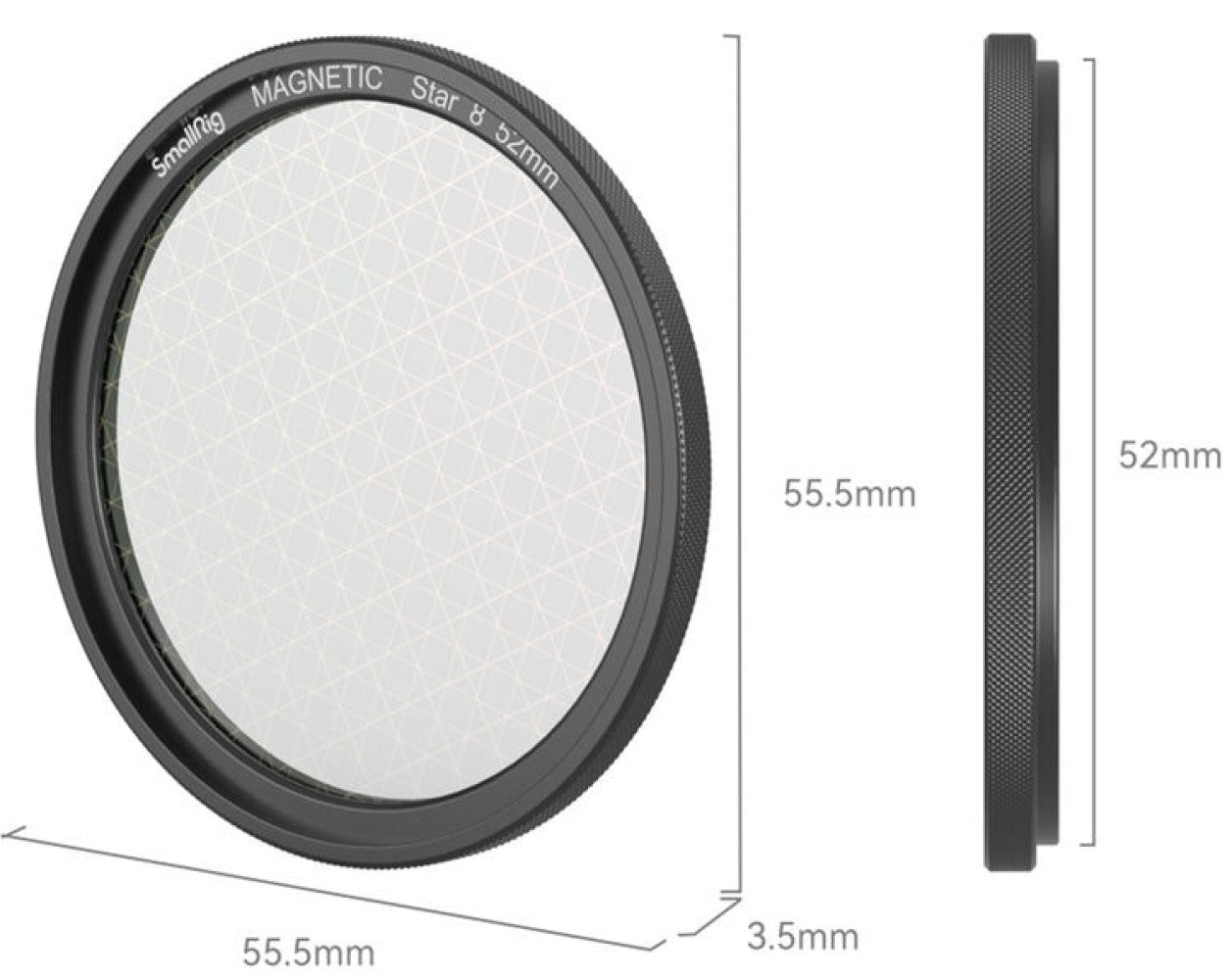 SmallRig MagEase Magnetic Star-Cross Filter (8 Points) 52mm 4218<