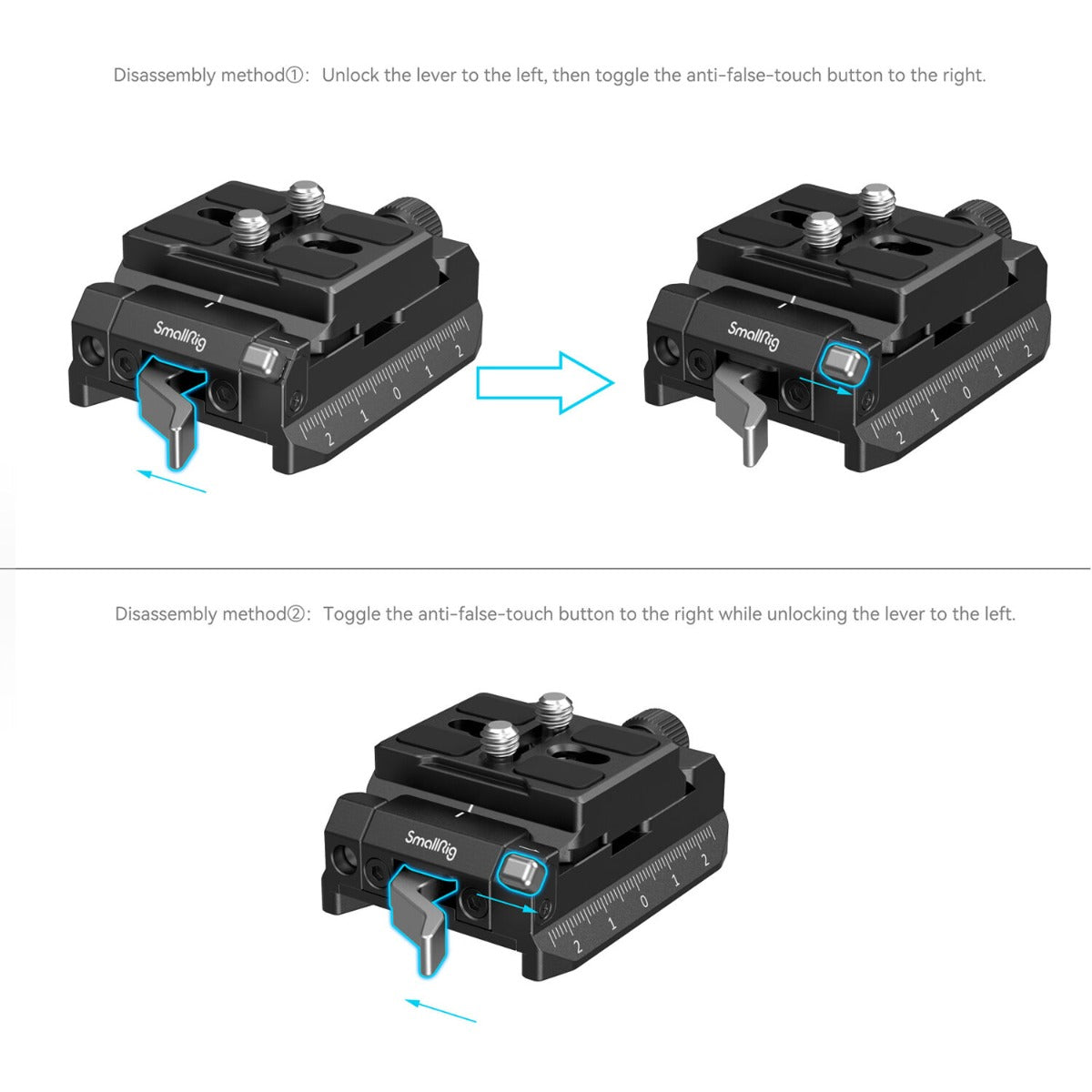 SmallRig Arca-Swiss / Manfrotto Compatible Mount Plate Kit