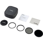 SmallRig 5-in-1 Attachable Filter Kit VND 2-32 & CPL & 1/4 Effect Black Mist (67mm)