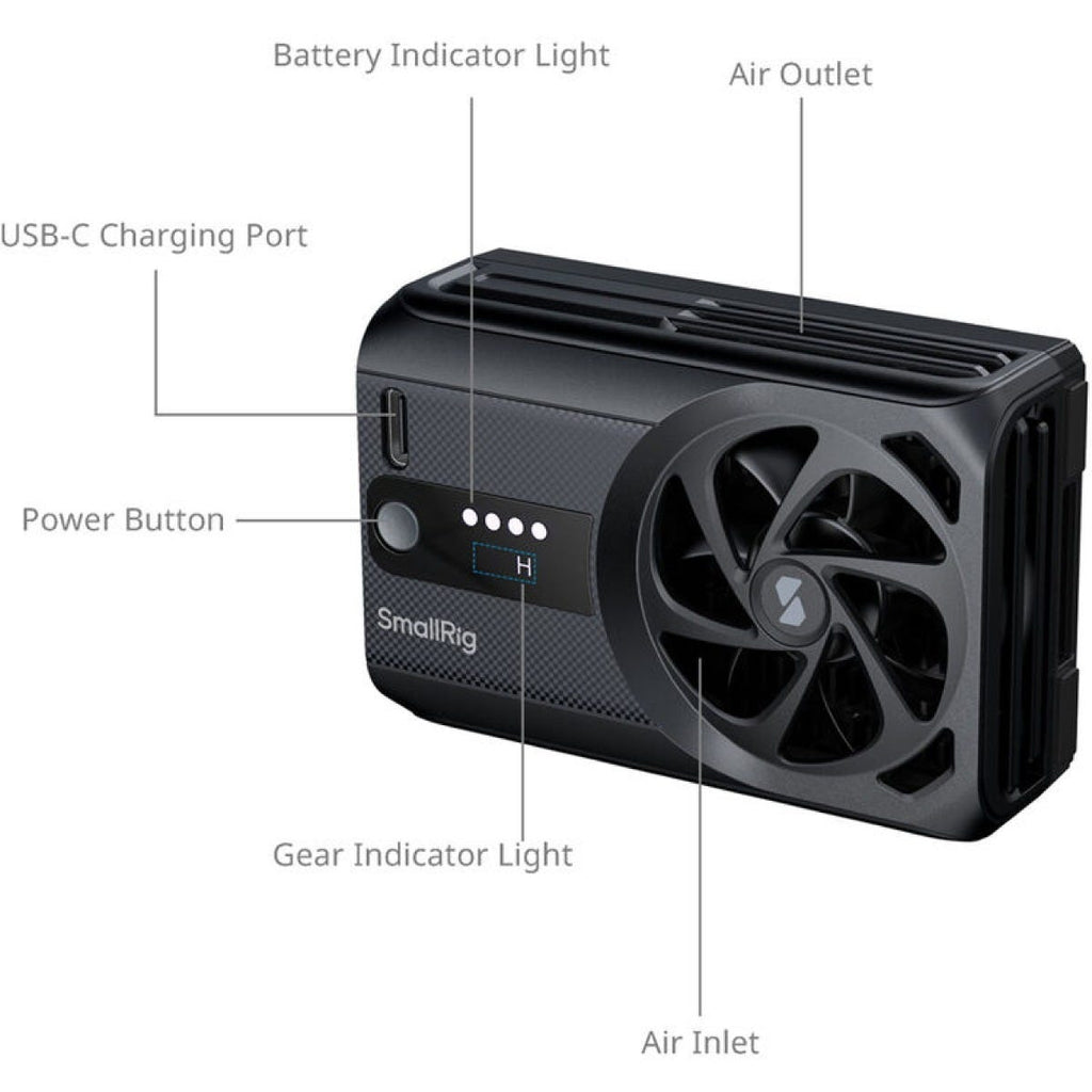SmallRig Cooling Fan for Mirrorless Cameras (Basic Fan) 5329