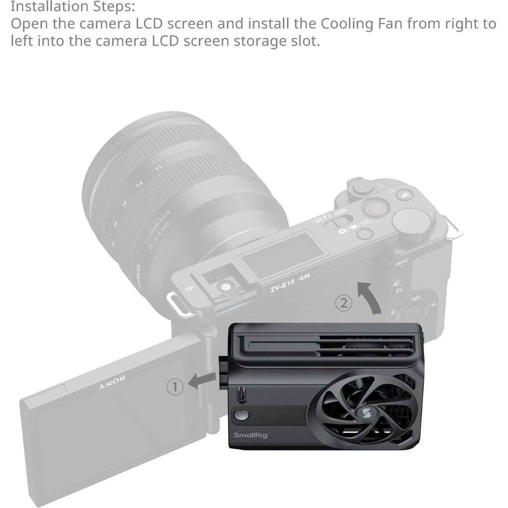 SmallRig Cooling Fan for Mirrorless Cameras (Basic Fan) 5329