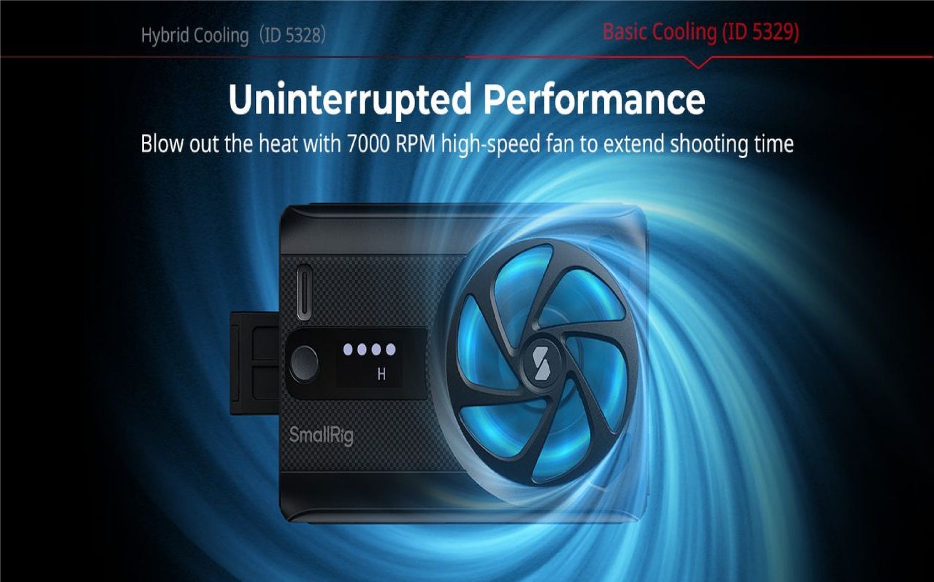 SmallRig Cooling Fan for Mirrorless Cameras (Basic Fan) 5329