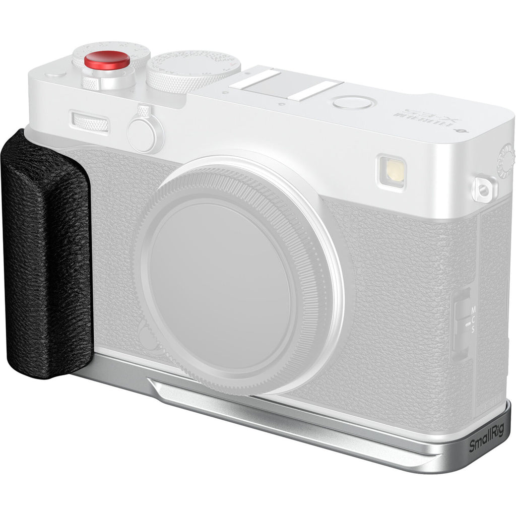 SmallRig L-Shaped Mount Plate with Silicone Handle for FUJIFILM X-E5 (Silver) 5447