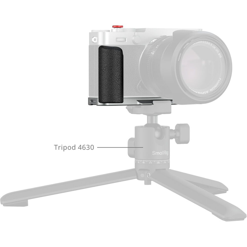 SmallRig L-Shaped Mount Plate with Silicone Handle for FUJIFILM X-E5 (Silver) 5447