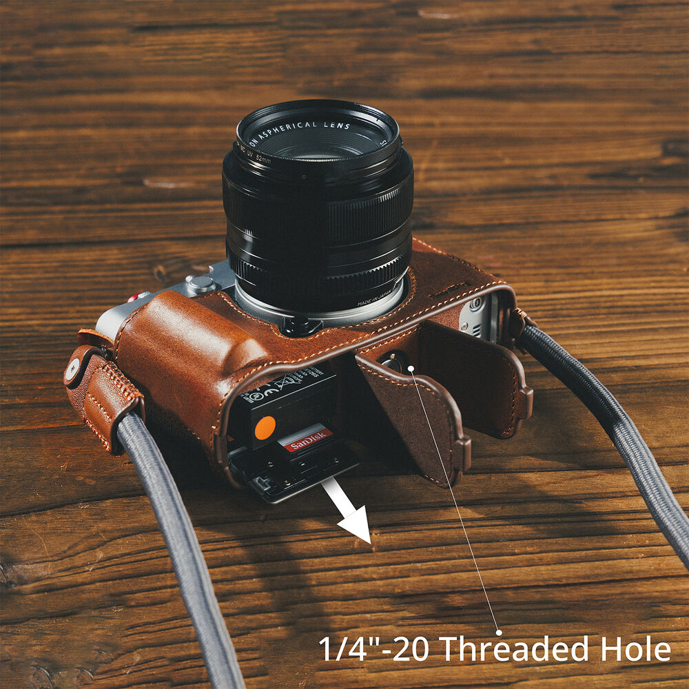 SmallRig Camera Leather Case Kit for FUJIFILM X-E5 (Brown) 5449