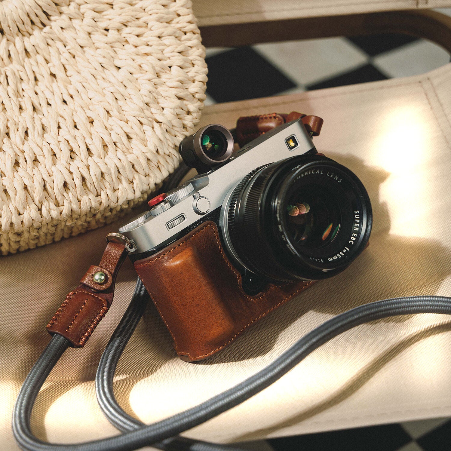 SmallRig Camera Leather Case Kit for FUJIFILM X-E5 (Brown) 5449