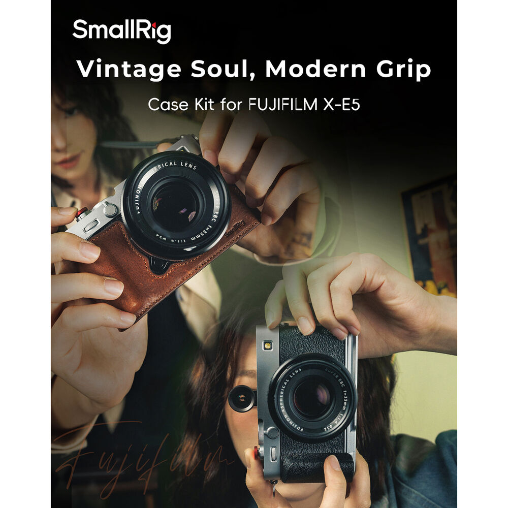 SmallRig Camera Leather Case Kit for FUJIFILM X-E5 (Brown) 5449