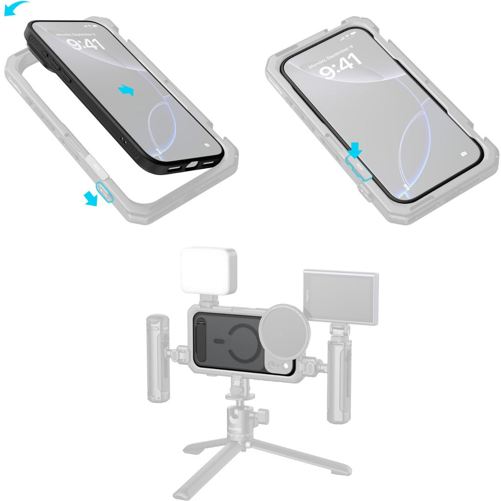 SmallRig FilMov Lightweight Photography Phone Case for iPhone 17 Pro (Black) 5549