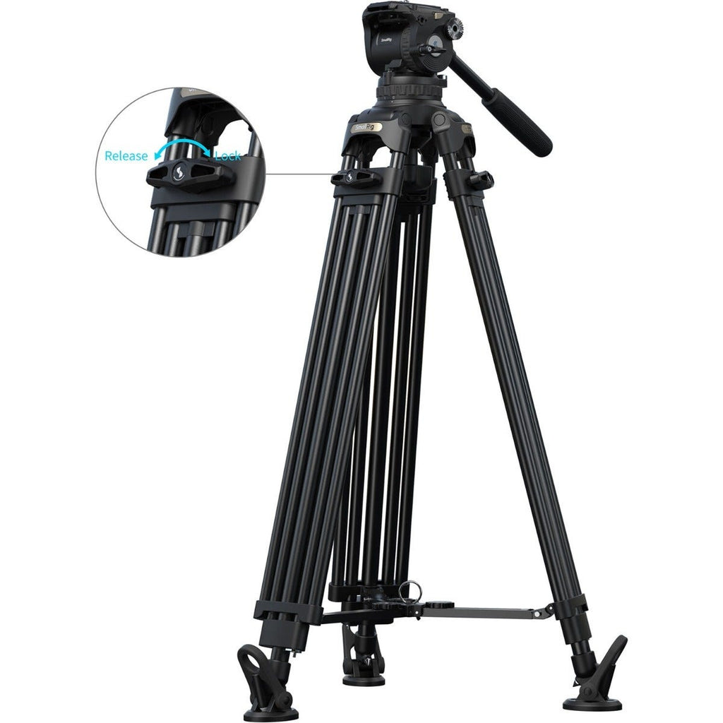Damaged Box SmallRig FSD18 FreeSpeed Heavy-Duty Aluminum Alloy Tripod 5577