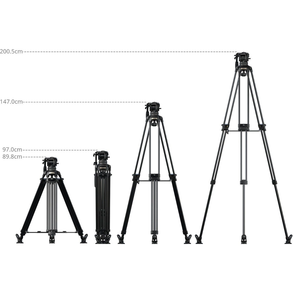 Damaged Box SmallRig FSD18 FreeSpeed Heavy-Duty Aluminum Alloy Tripod 5577