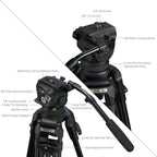 SmallRig FSD18 FreeSpeed Heacy-Duty Aluminium Alloy Tripod 5577
