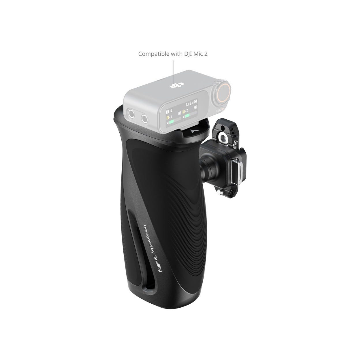 SmallRig Rotating Side Handle with "HawkLock" H21 Quick Release NATO Clamp 6405