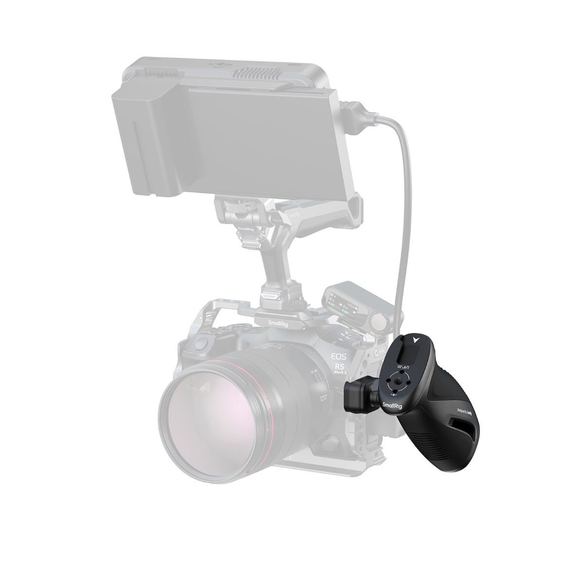 SmallRig Rotating Side Handle with "HawkLock" H21 Quick Release NATO Clamp 6405