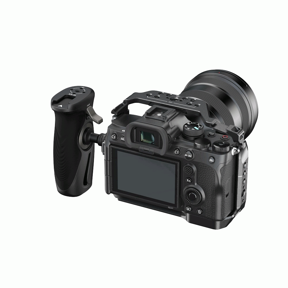 SmallRig Rotating Side Handle with "HawkLock" H21 Quick Release NATO Clamp 6405
