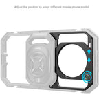 SmallRig 67mm Threaded Filter Adapter with Detachable Sunhoods for Universal Phone