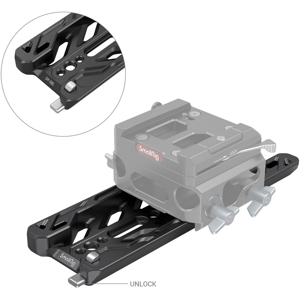 SmallRig 8" Lightweight ARRI-Standard Dovetail Plate