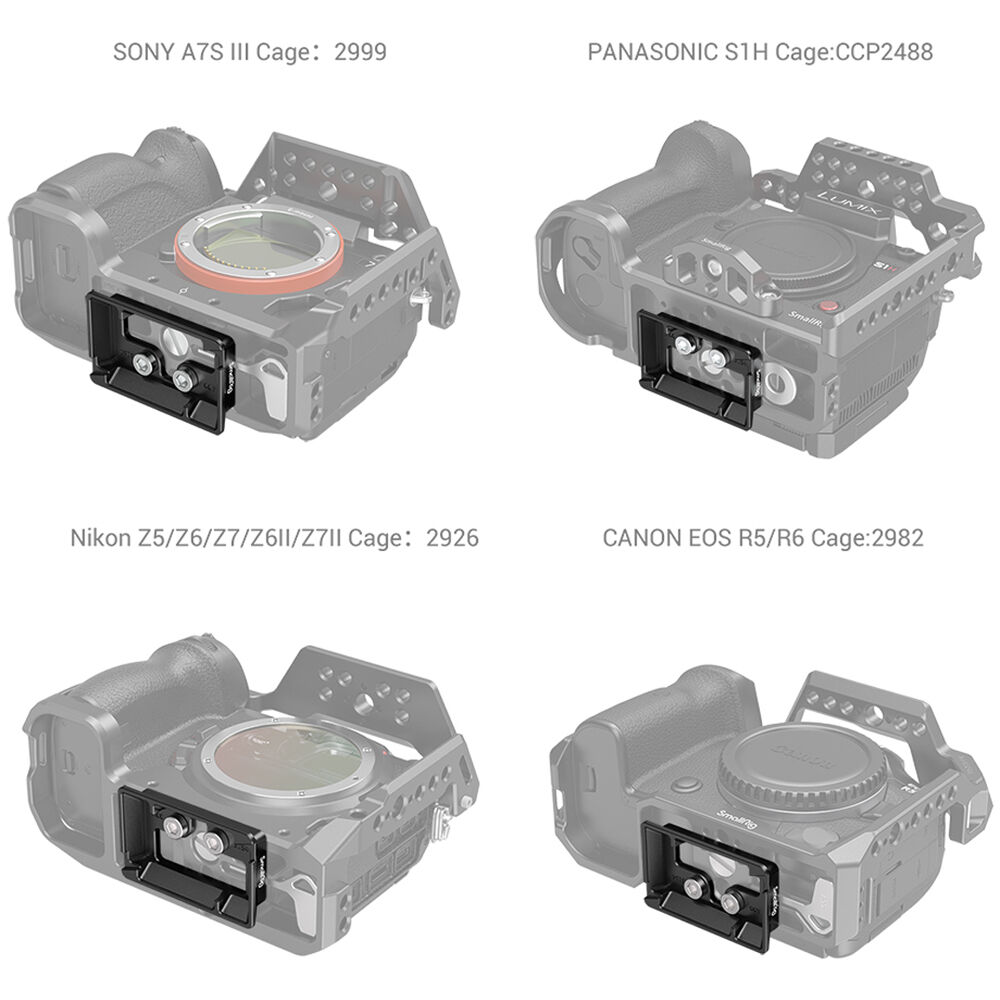 SmallRig Arca Quick Release Plate for DJI RS2/RSC2/RS3/RS3 Pro/RS4/RS4 Pro Gimbal