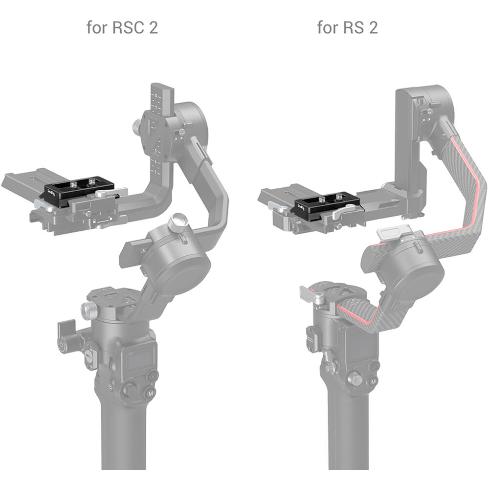 SmallRig Arca Quick Release Plate for DJI RS2/RSC2/RS3/RS3 Pro/RS4/RS4 Pro Gimbal