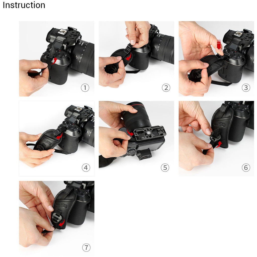  SmallRig Black Mamba Hand Strap 3848