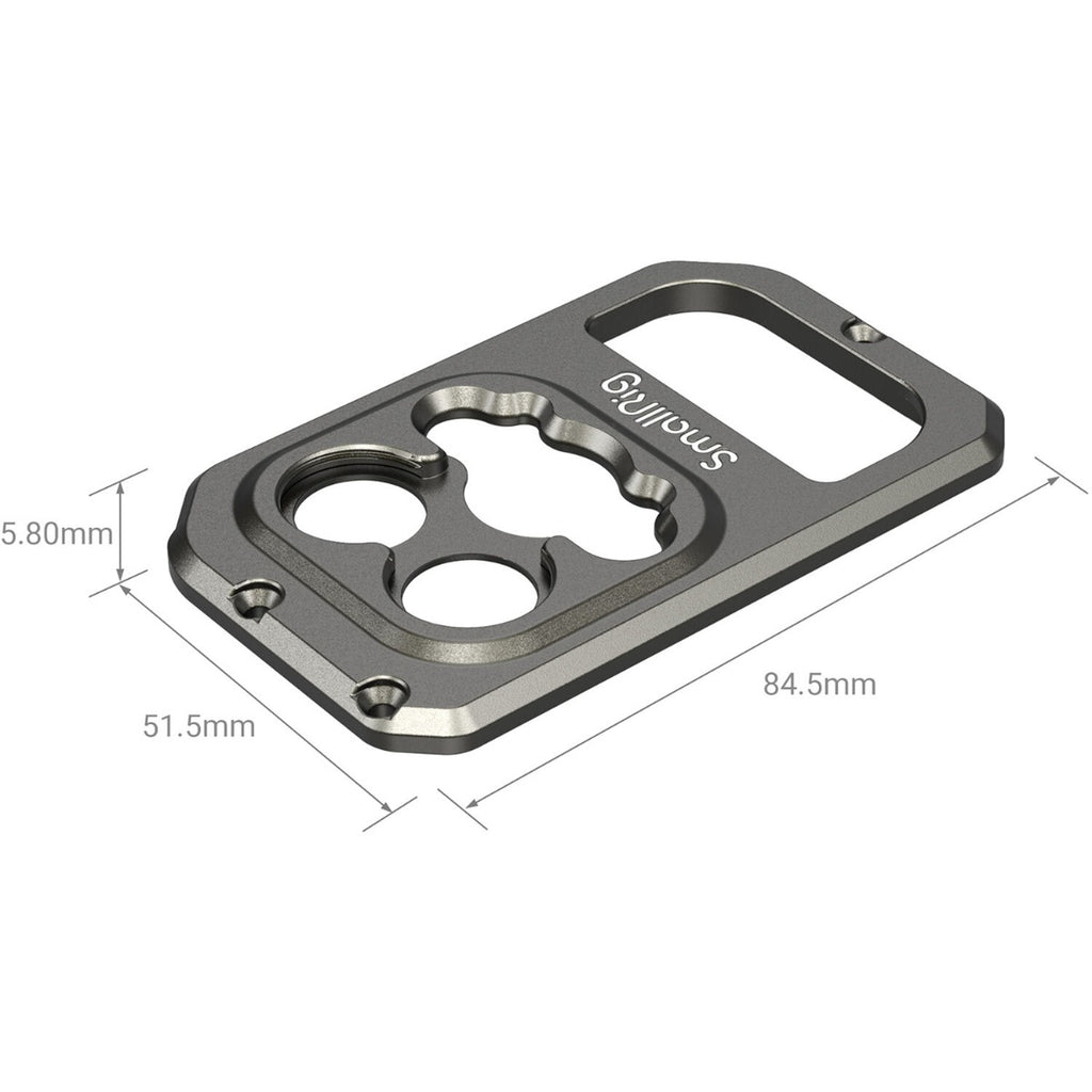SmallRig 17mm threaded lens backplane for iPhone 13 Pro cage 3635