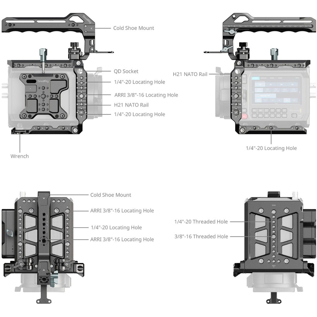 SmallRig Cage Kit for Blackmagic PYXIS 6K / 12K 5281