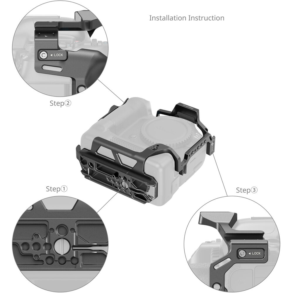 SmallRig Cage for Canon EOS R5 Mark II with Cooling Fan CF-R20EP 5092