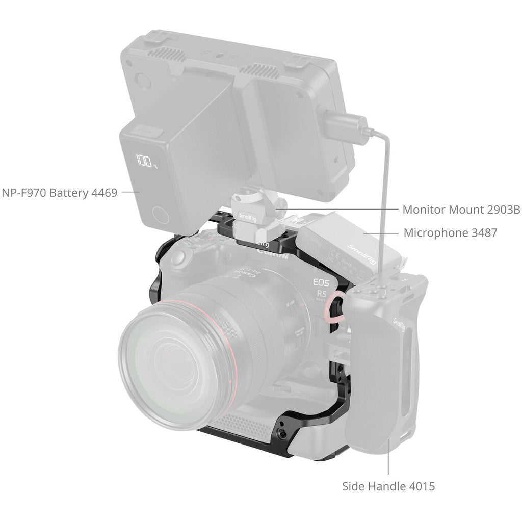 SmallRig Cage for Canon EOS R5 Mark II with Cooling Fan CF-R20EP 5092