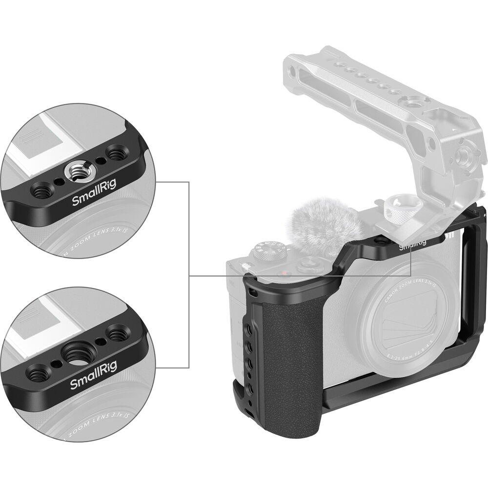 SmallRig Cage for Canon PowerShot V1 (Black) 5807