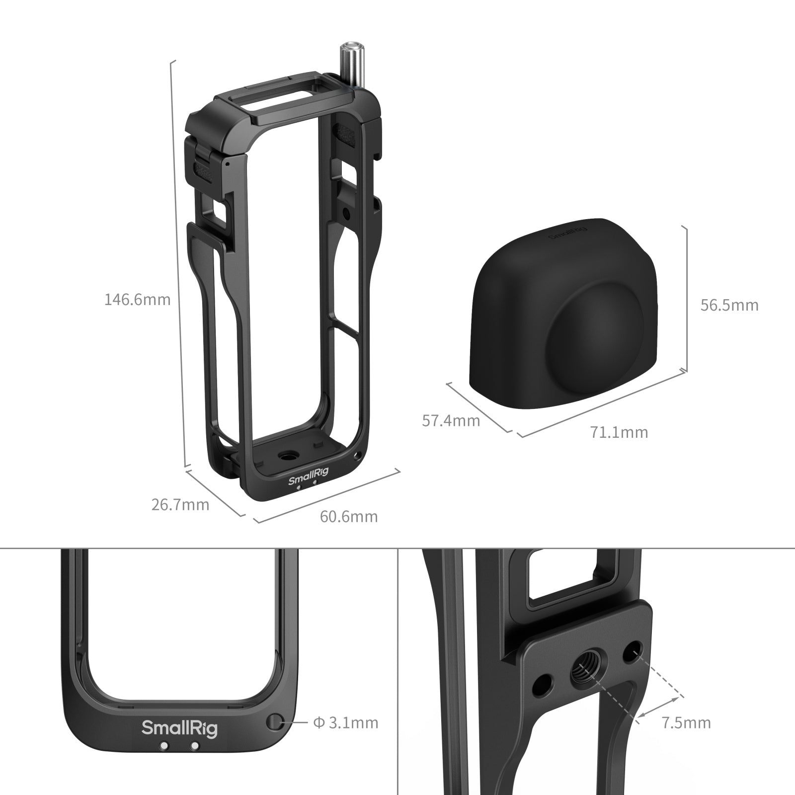 SmallRig Cage for Insta360 X5 5195 
