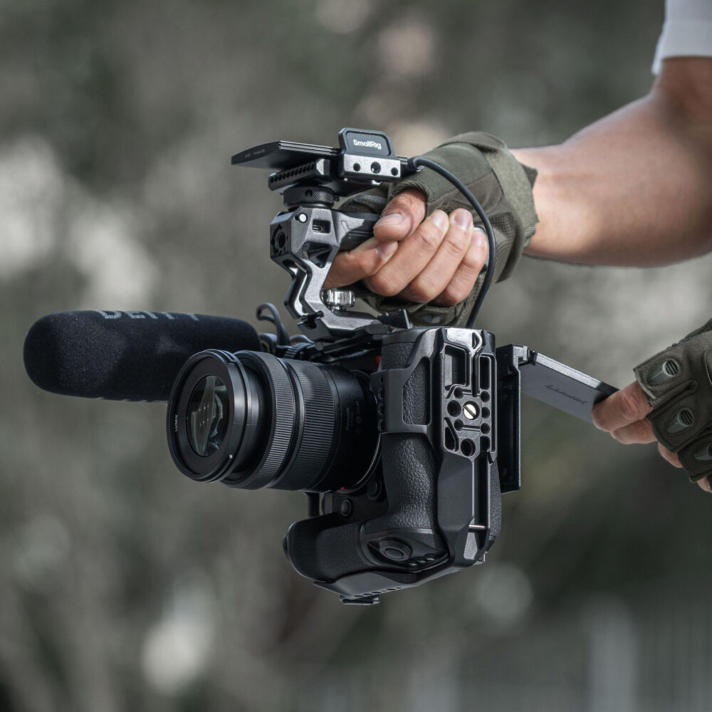 SmallRig Cage for Panasonic LUMIX S1R II / S5 II / S5 IIX /G9 II with DMW-BG1 / DMW-BG2