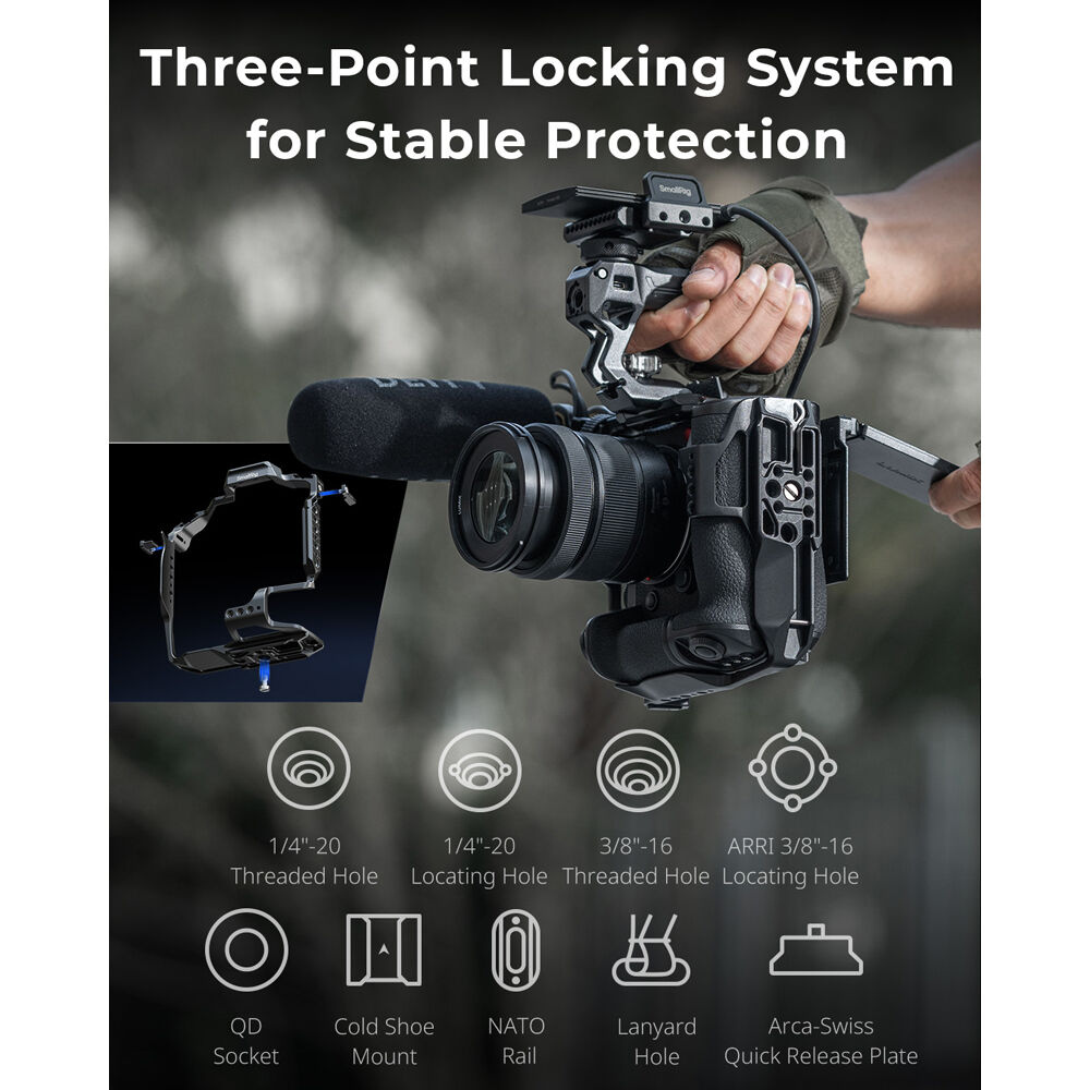 SmallRig Cage for Panasonic LUMIX S1R II / S5 II / S5 IIX / G9 II 4902