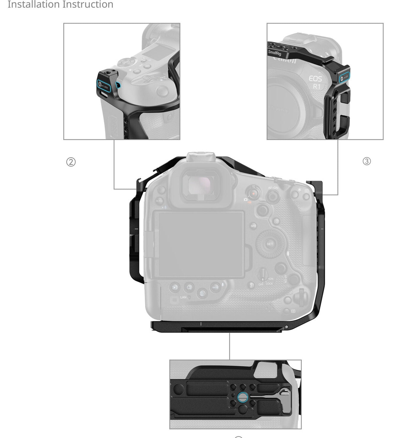 SmallRig Cage for Canon EOS R1 5413