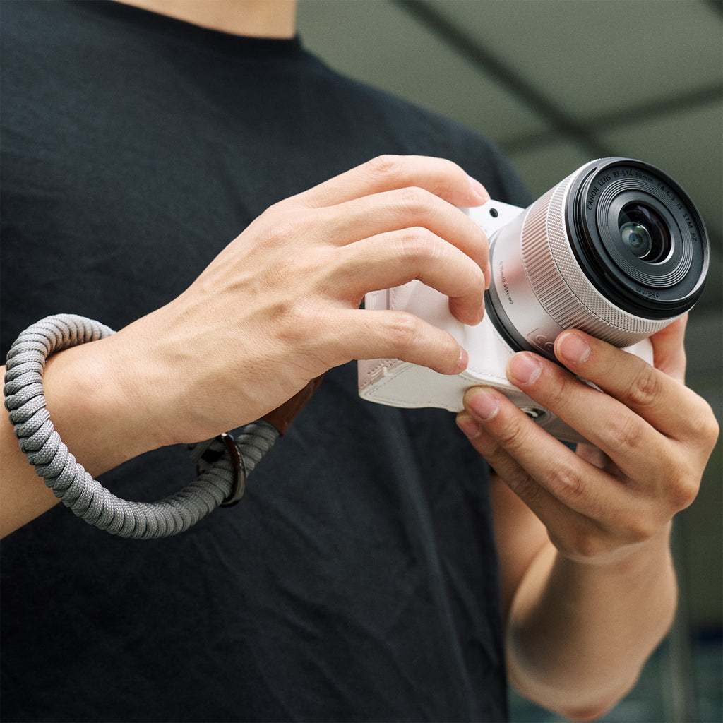 SmallRig Camera Leather Half Case Kit for Canon EOS R50 V (White) 5431