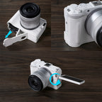 SmallRig Camera Leather Half Case Kit for Canon EOS R50 V (White) 5431