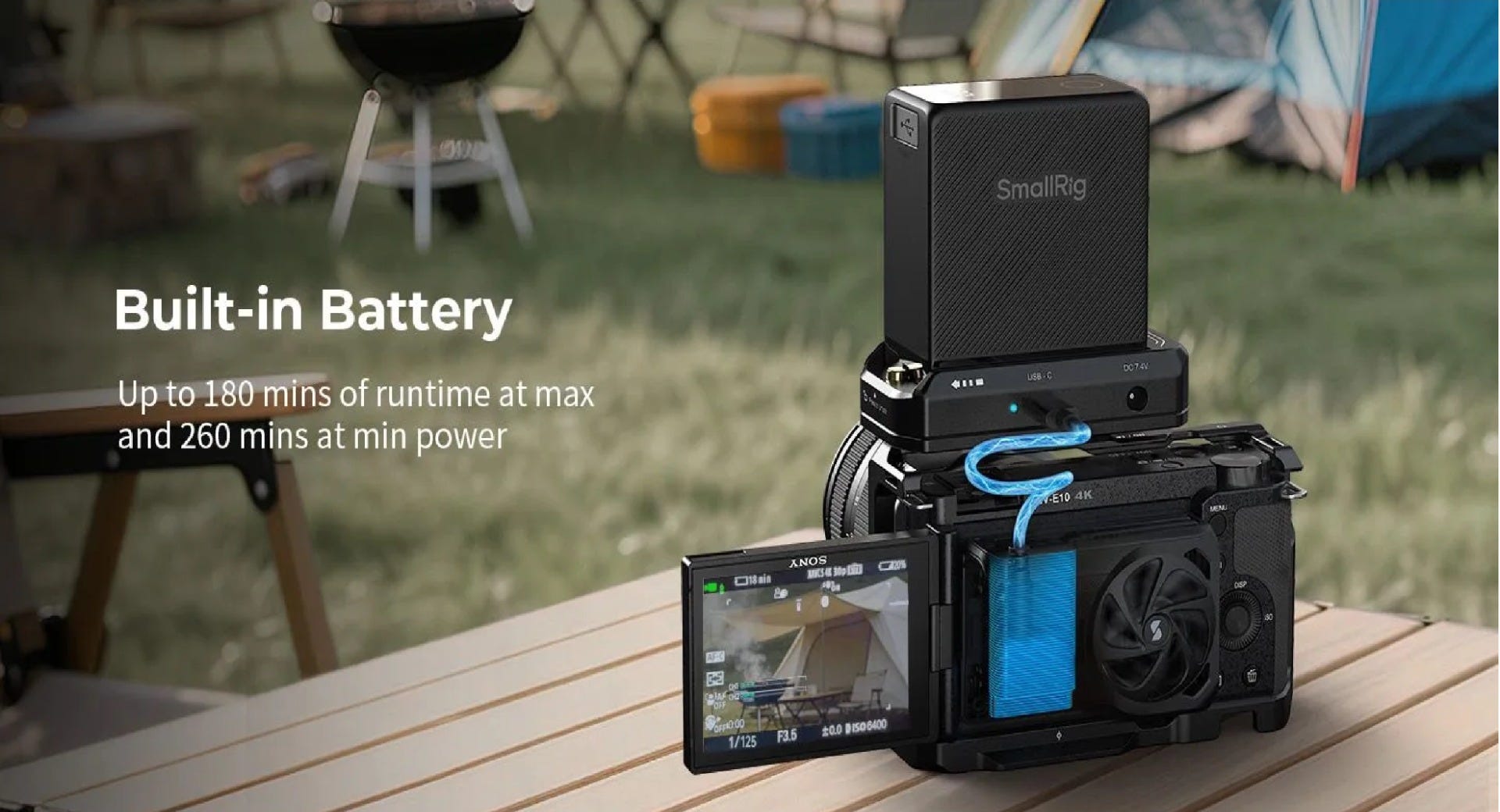 SmallRig Cooling Fan for Mirrorless Cameras (Hybrid Cooling) 5328