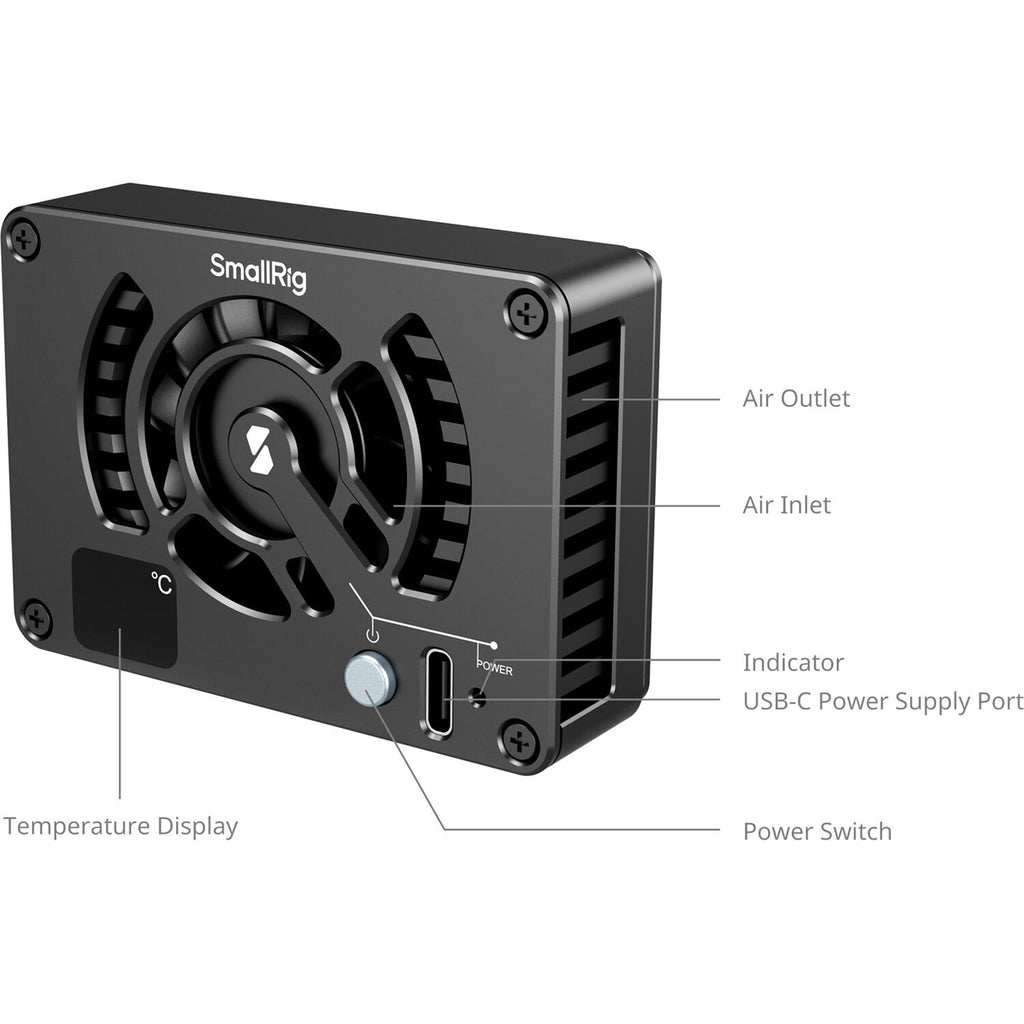 SmallRig Cooling System for Sony / Canon / FUJIFILM Cameras