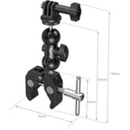 SmallRig Crab-Shaped Clamp Kit with Ballhead Magic Arm 1138B