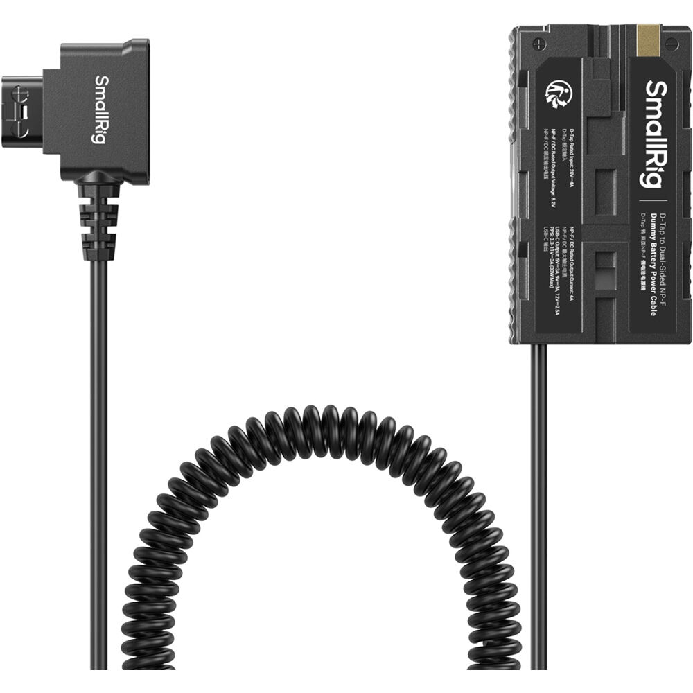 SmallRig D-Tap to Dual-Sided NP-F Dummy Battery Power Cable 4884 