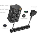 SmallRig D-Tap to Dual-Sided NP-F Dummy Battery Power Cable 4884 