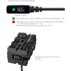 SmallRig D-Tap to Dual-Sided NP-F Dummy Battery Power Cable 4884 
