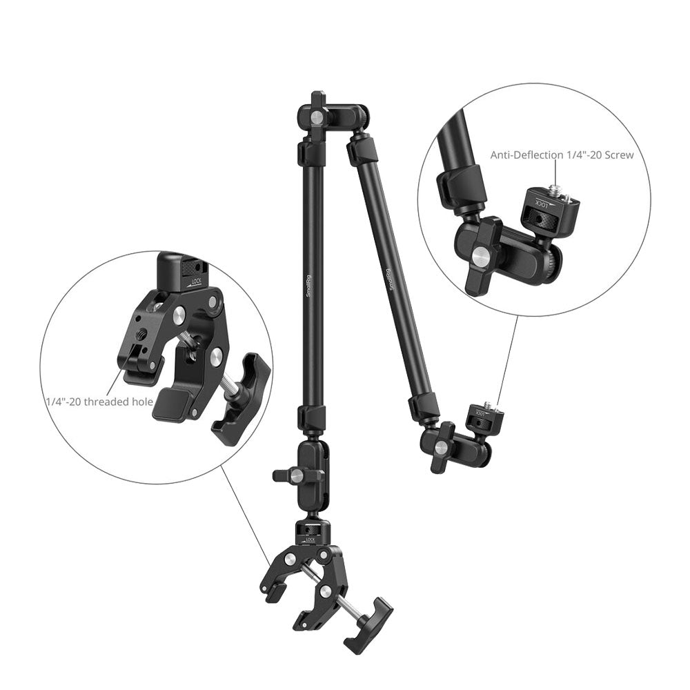 SmallRig Desktop Magic Arm with Crab-Shaped Clamp Kit 5625