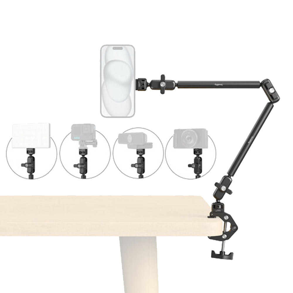SmallRig Desktop Magic Arm with Crab-Shaped Clamp Kit (MagSafe-Compatible Edition)
