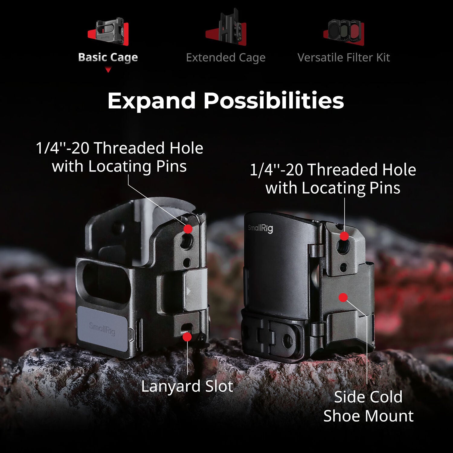 SmallRig Extended Cage for DJI Osmo Pocket 3 5117