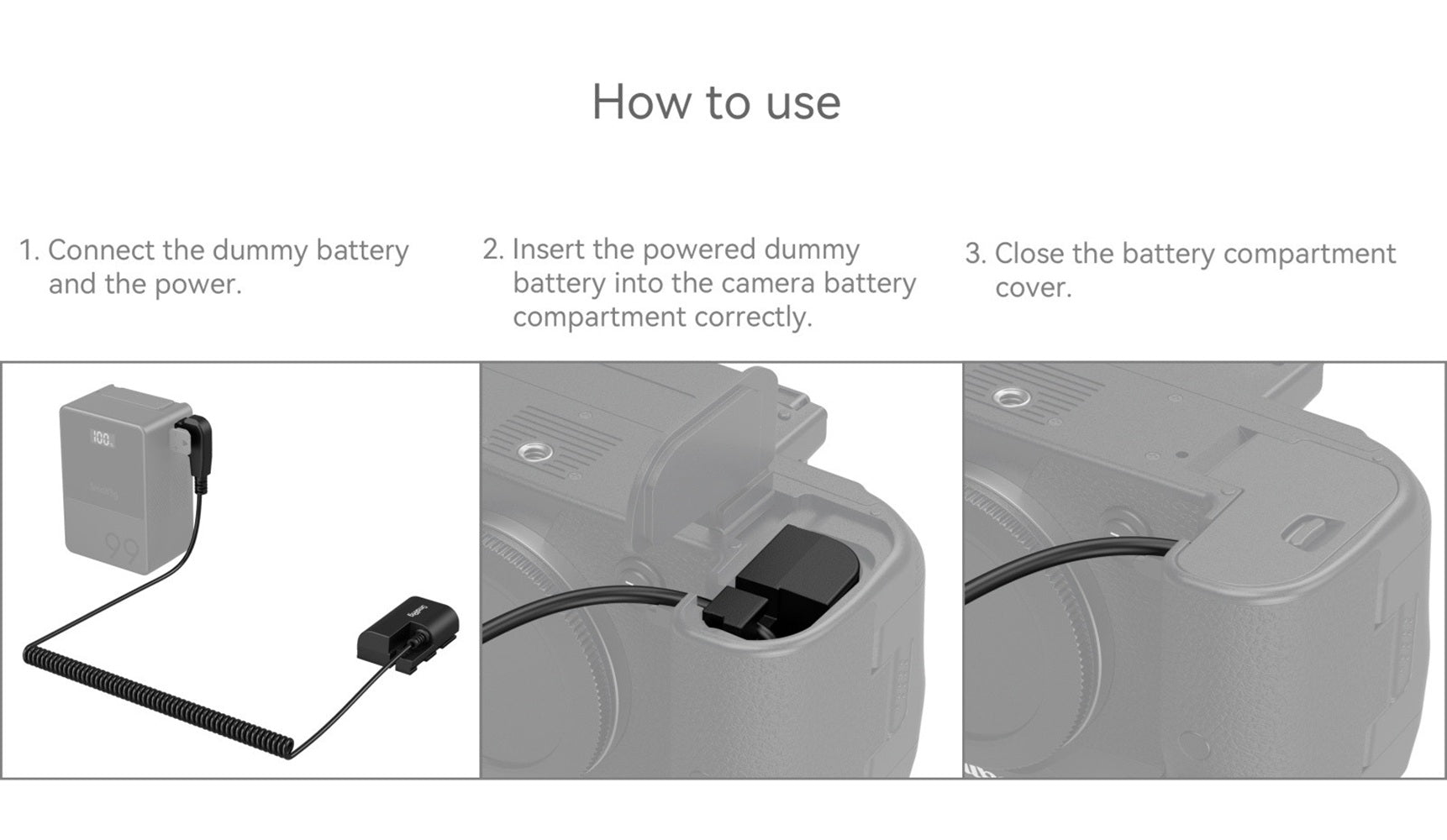 SmallRig DT-E6P Power Cable 5410